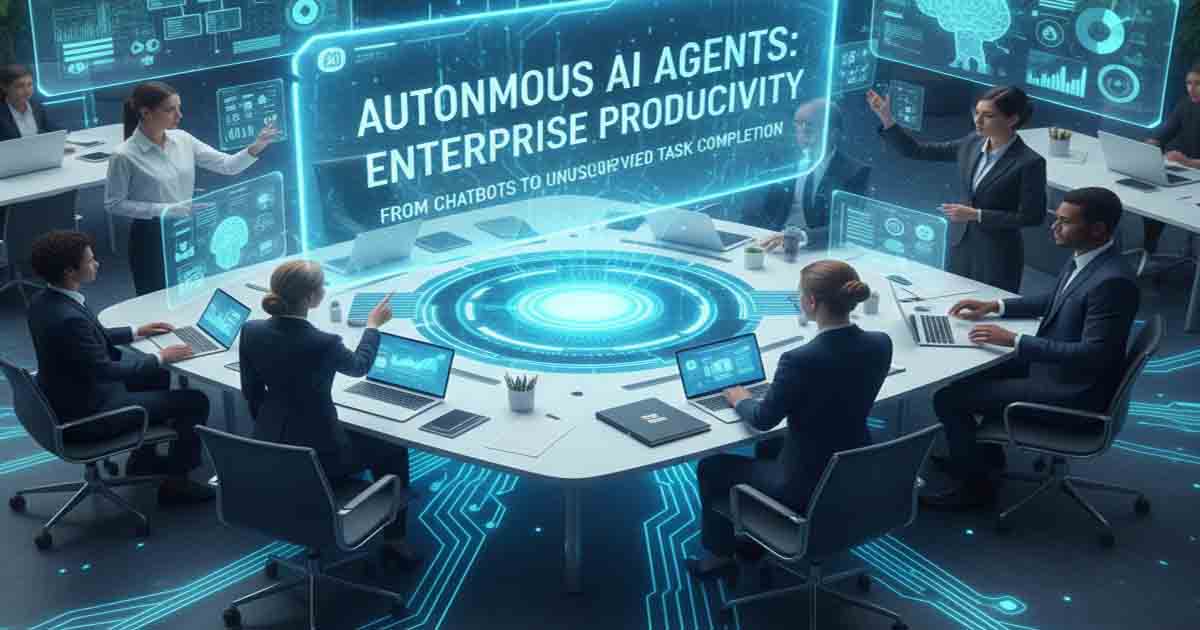 Agentes de IA autônomos redefinem produtividade empresarial