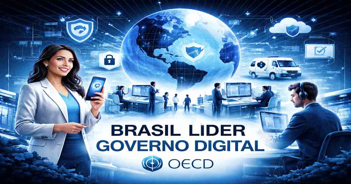 Brasil escala ranking da OCDE e se consolida como líder mundial em Governo Digital