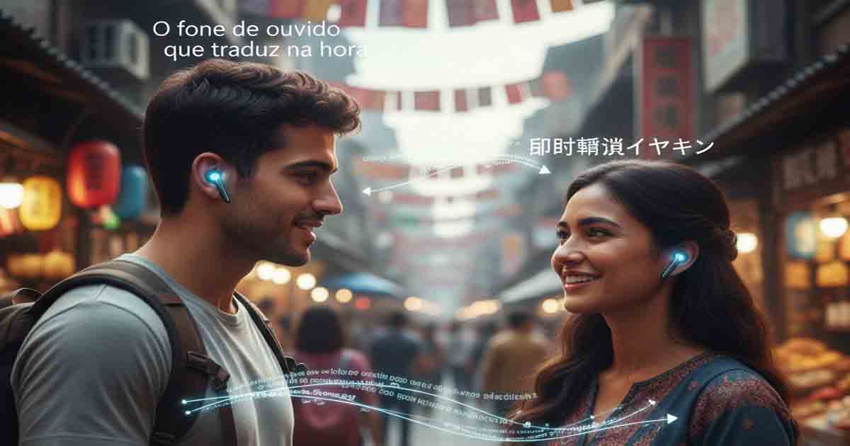 O Fim da Torre de Babel: O fone de ouvido que traduz qualquer língua em tempo real