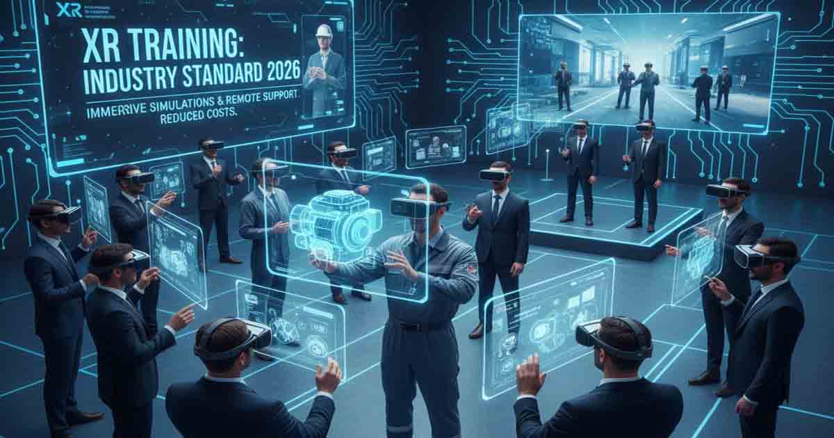 XR vira ferramenta padrão de treinamento corporativo em 2026